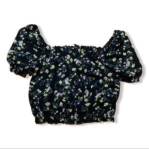 Floral crop top